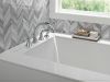 DELTA Kayra Roman Tub Trim with Hand Shower — Chrome