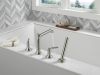 DELTA Saylor Roman Tub Trim with Hand Shower — Stainless