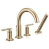 DELTA Altado Roman Tub Trim with Hand Shower — Champagne Bronze