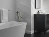 DELTA Trillian Two Handle Widespread Bathroom Faucet — Lumicoat® Black Stainless