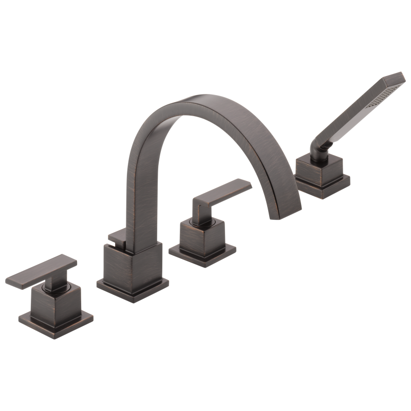DELTA Vero Roman Tub Trim with Hand Shower — Venetian Bronze