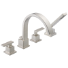 DELTA Vero Roman Tub Trim with Hand Shower — Stainless