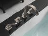 DELTA Vero Roman Tub Trim with Hand Shower — Stainless