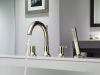DELTA Trinsic Roman Tub Trim — Polished Nickel