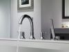DELTA Trinsic Roman Tub with Hand Shower Trim — Chrome