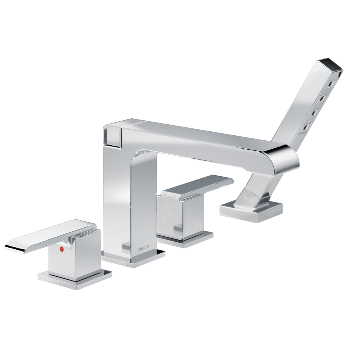 DELTA Ara Roman Tub with Hand Shower Trim — Chrome