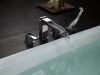 DELTA Ara Channel Roman Tub With Hand Shower Trim — Chrome