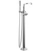 DELTA Tetra Floor Mount Tub Filler Trim — Lumicoat® Chrome