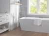 DELTA Tetra Floor Mount Tub Filler Trim — Lumicoat® Chrome