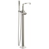 DELTA Tetra Floor Mount Tub Filler Trim — Lumicoat® Stainless