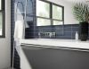 DELTA Zura Single Handle Wall Mount Bathroom Faucet Trim — Chrome