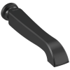 DELTA Dorval Two Handle Wall Mount Tub Filler - Less Handles — Matte Black