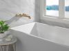DELTA Trinsic Wall Mounted Tub Filler — Champagne Bronze