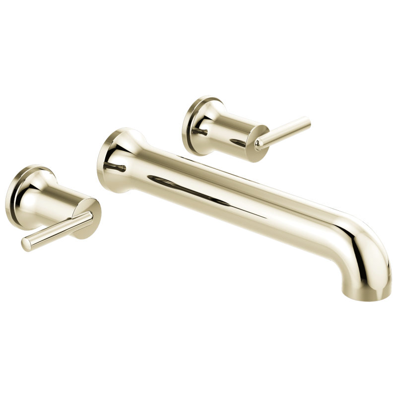 DELTA Trinsic Wall Mounted Tub Filler — Polished Nickel