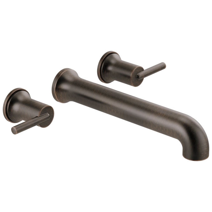 DELTA Trinsic Wall Mounted Tub Filler — Venetian Bronze