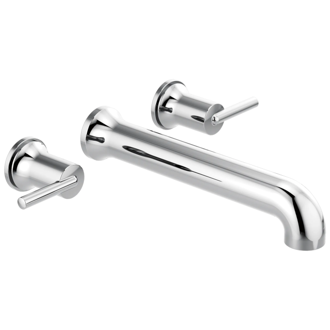 DELTA Trinsic Wall Mounted Tub Filler — Chrome