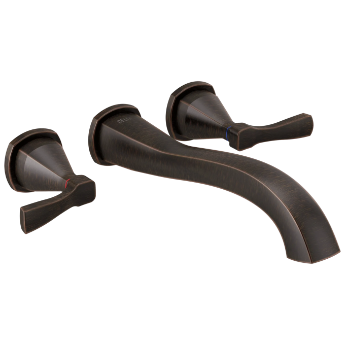 DELTA Stryke Wall Mounted Tub Filler — Venetian Bronze
