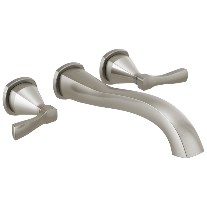 DELTA Stryke Wall Mounted Tub Filler — Lumicoat® Stainless