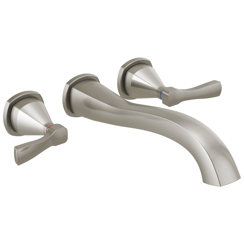 DELTA Stryke Wall Mounted Tub Filler — Lumicoat® Stainless