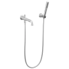 DELTA Broderick Wall Mount Tub Filler Trim with Hand Shower - Less Handles — Lumicoat® Chrome