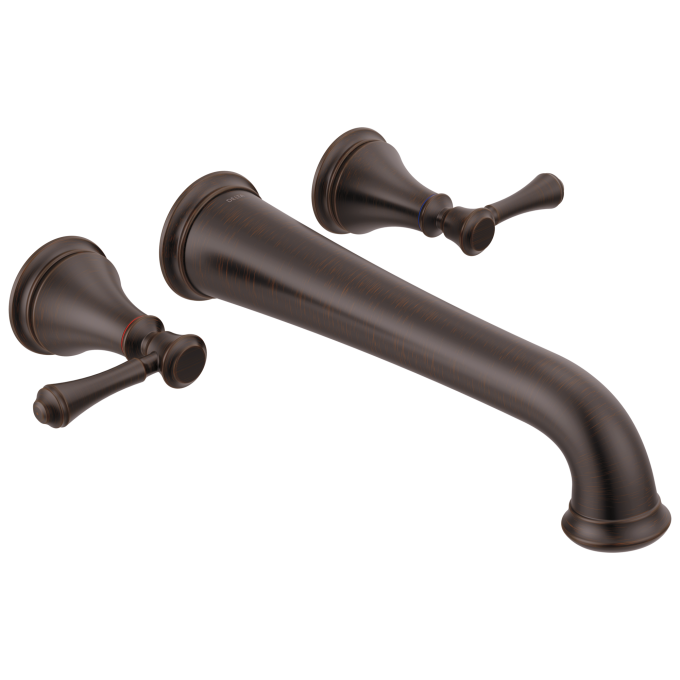 DELTA Cassidy Wall Mounted Tub Filler — Venetian Bronze