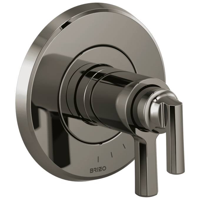 BRIZO Levoir Tempassure Thermostatic Valve Only Trim — Brilliance Black Onyx