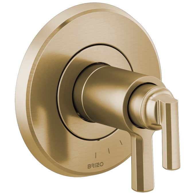 BRIZO Levoir Tempassure Thermostatic Valve Only Trim — Luxe Gold