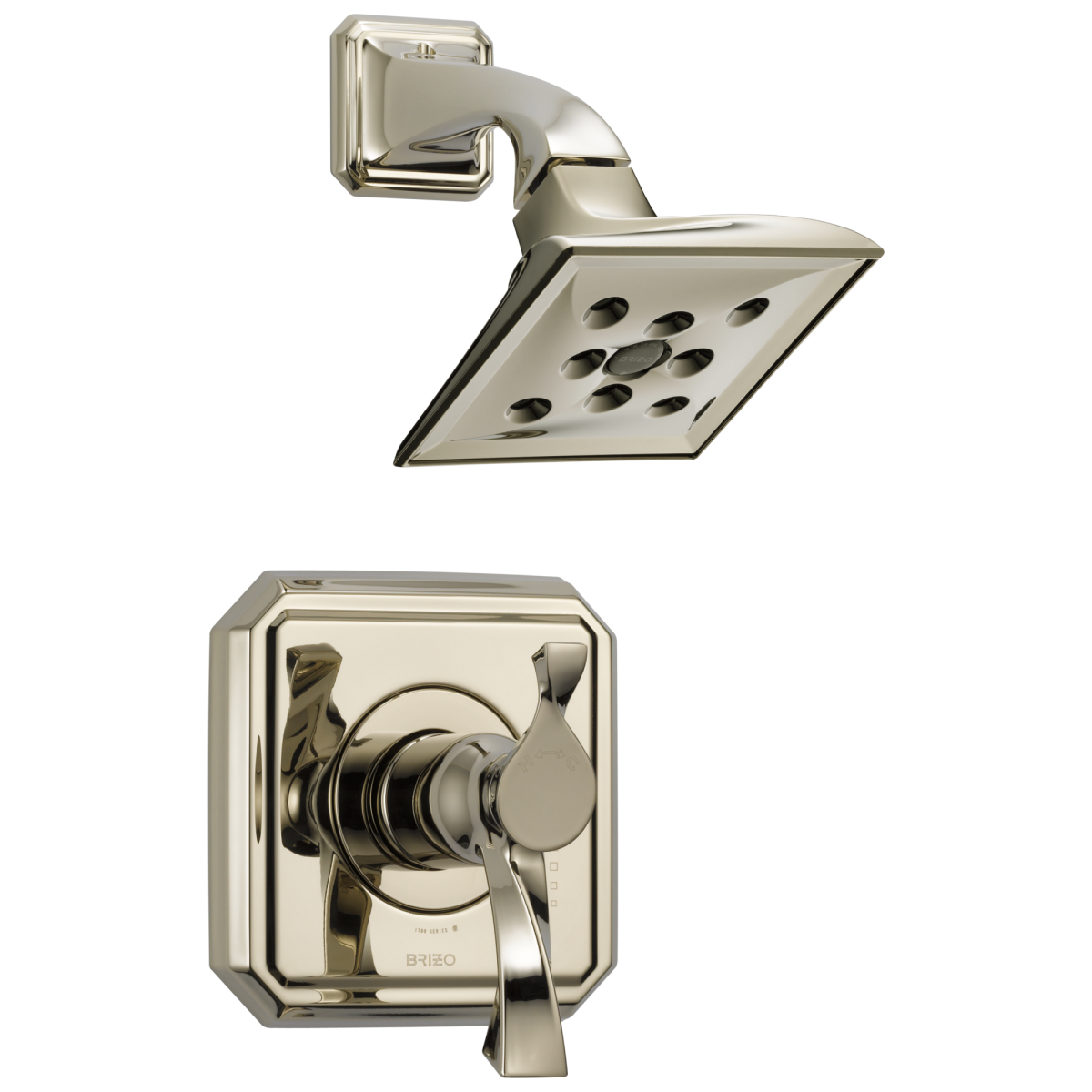 BRIZO Virage Tempassure Thermostatic Shower Only — Polished Nickel