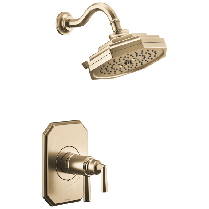 BRIZO Beauclere TempAssure Thermostatic Shower Only Trim — Luxe Gold