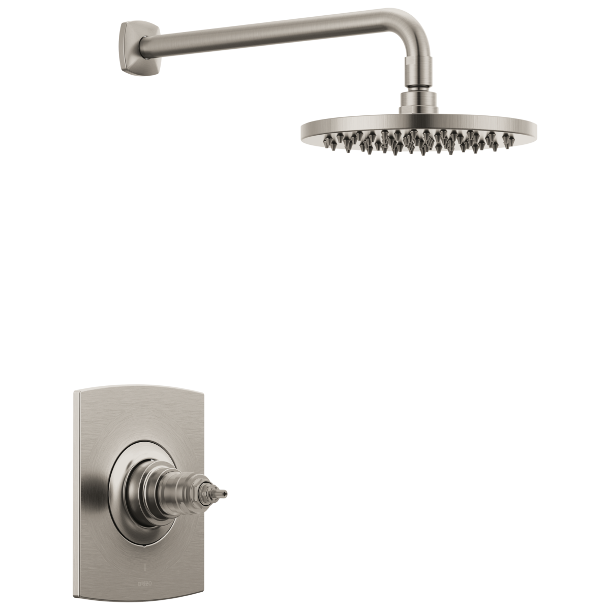 BRIZO Allaria TempAssure Thermostatic Shower Only Trim - Less Handles — Luxe Nickel