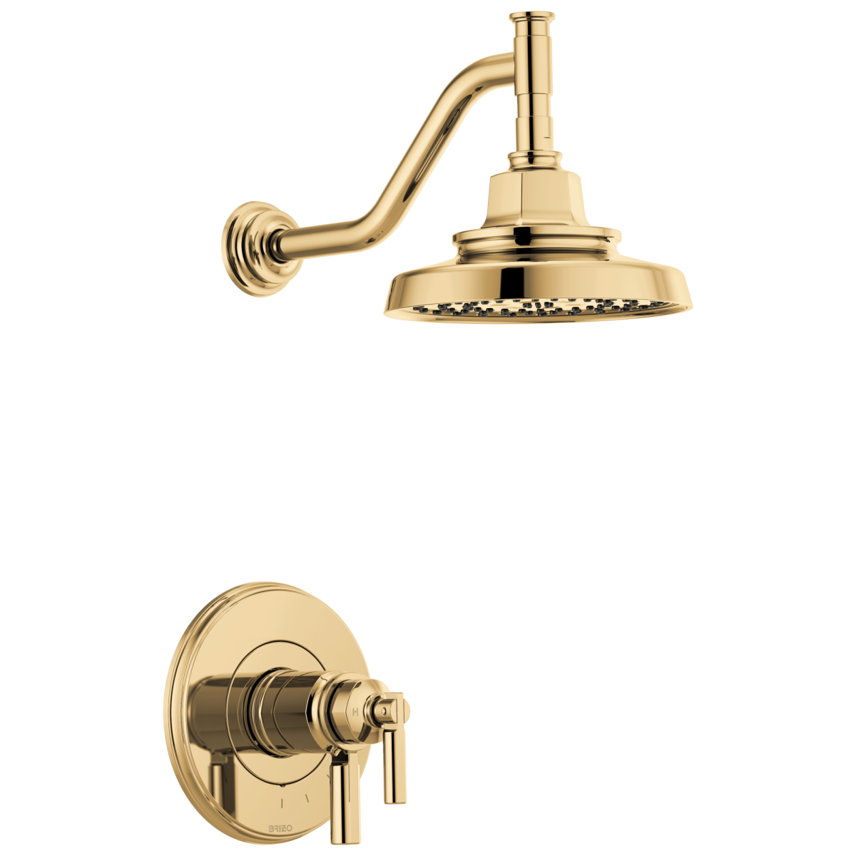 BRIZO Invari Tempassure Thermostatic Shower Only Trim — Polished Gold