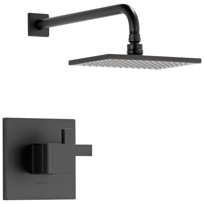 BRIZO Siderna TempAssure Thermostatic Shower Only Trim — Matte Black