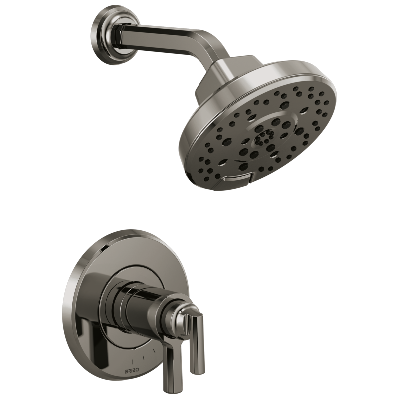 BRIZO Levoir Tempassure Thermostatic Shower Only Trim — Brilliance Black Onyx