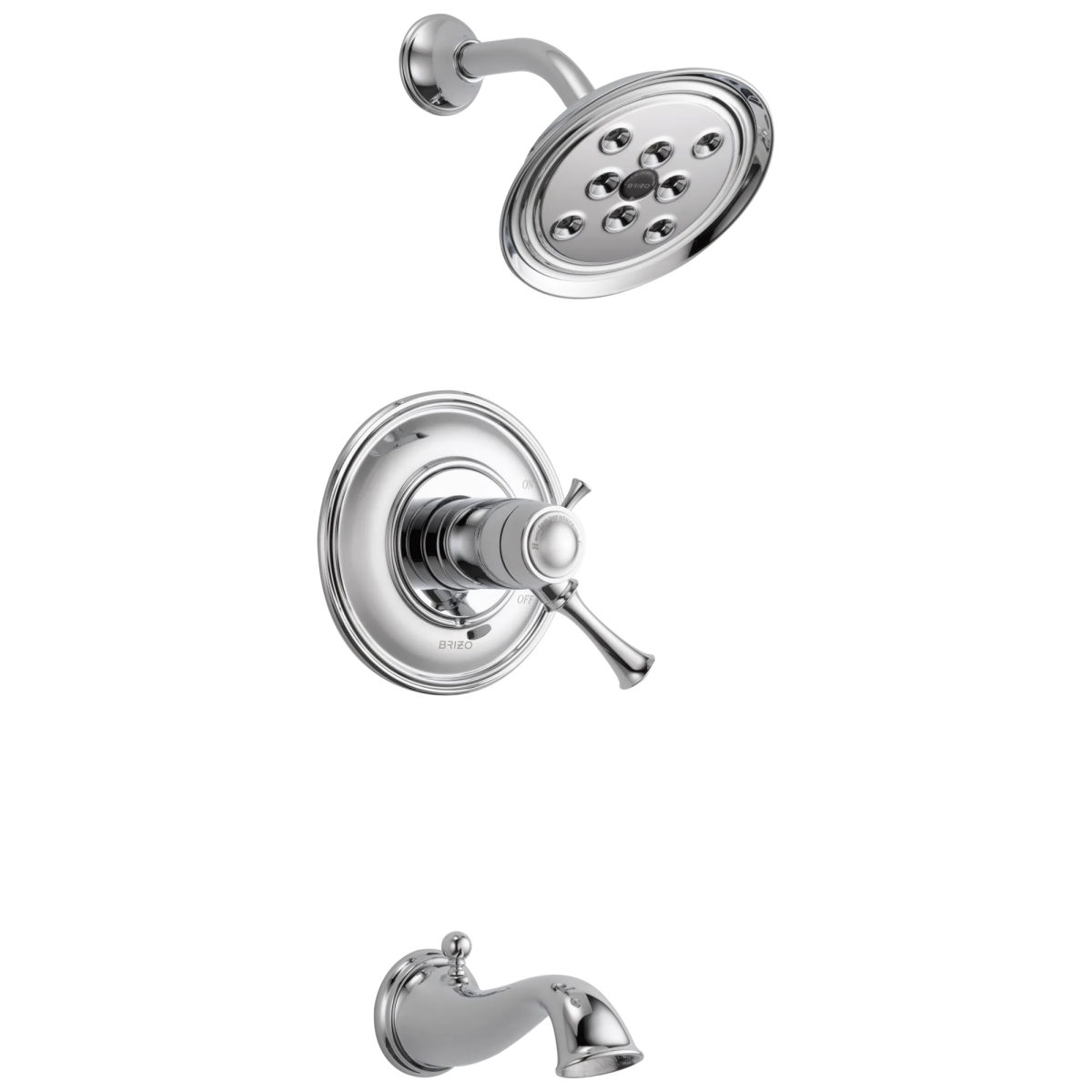 BRIZO Baliza Tempassure Thermostatic Tub/Shower — Chrome
