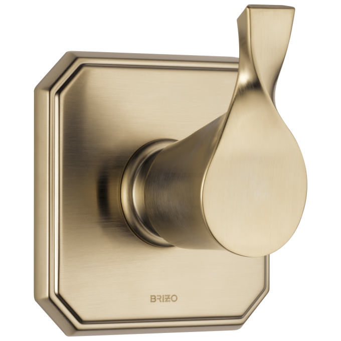 BRIZO Virage 3-Function Diverter Trim — Luxe Gold