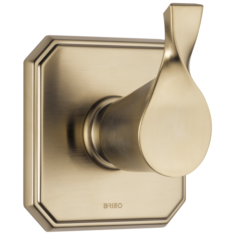 BRIZO Virage 3-Function Diverter Trim — Luxe Gold