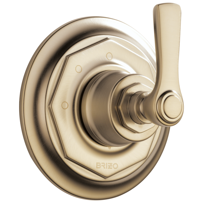 BRIZO Rook 3-Function Diveter Trim — Luxe Gold