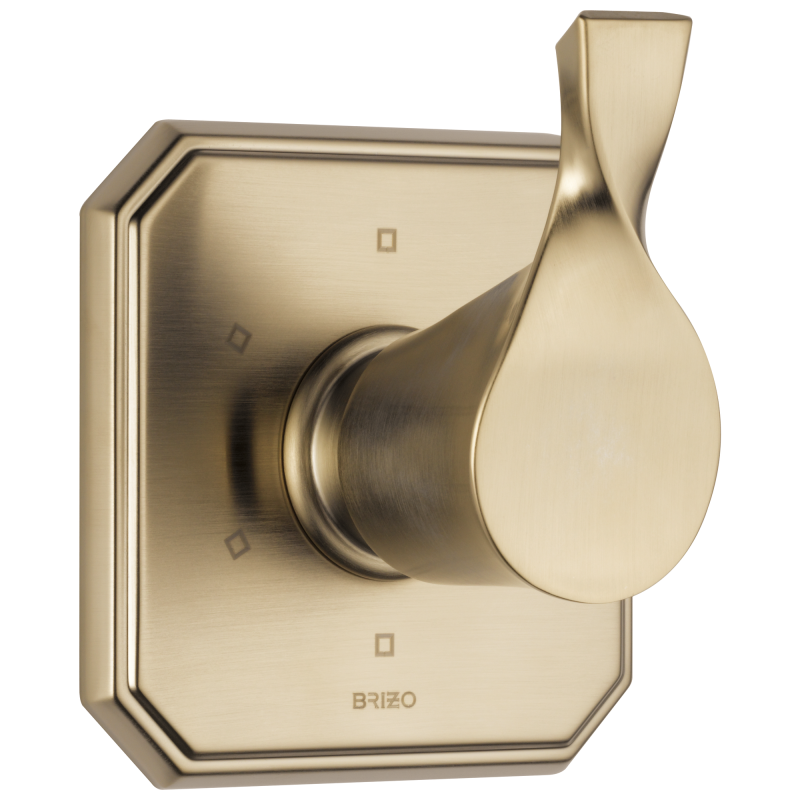 BRIZO Virage 6-Function Diverter Trim — Luxe Gold