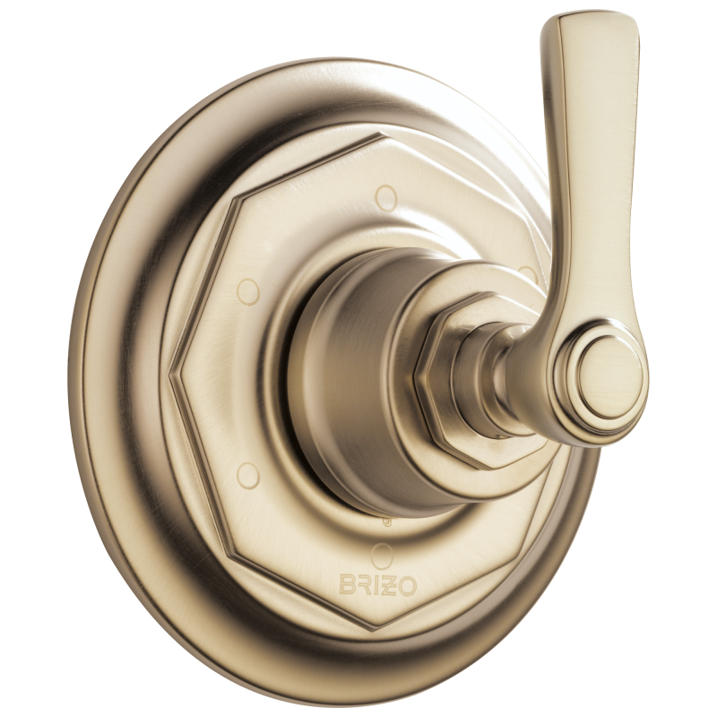 BRIZO Rook 6-Function Diverter Trim — Luxe Gold