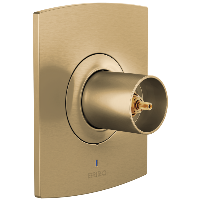 BRIZO Kintsu Pressure Balance Valve Only Trim - Less Handle — Luxe Gold
