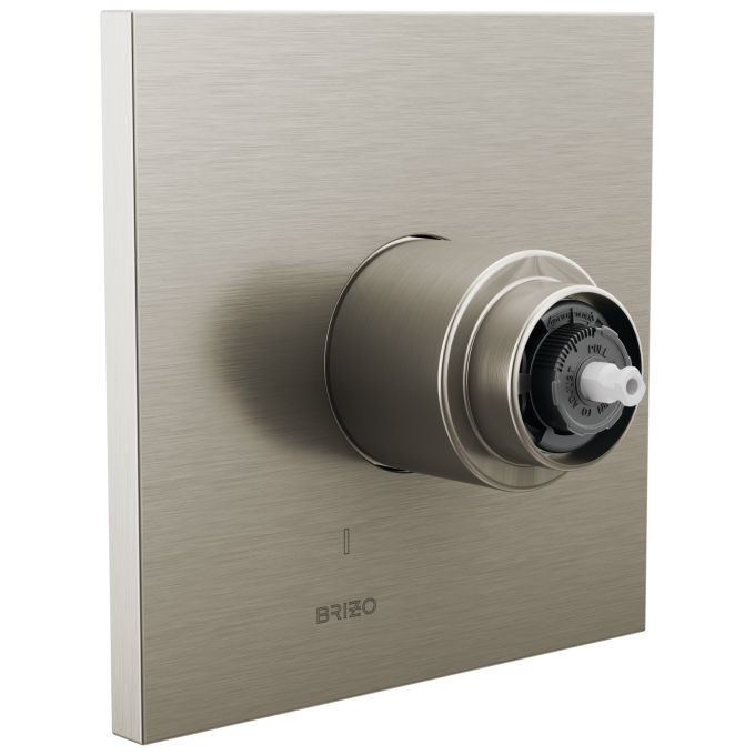 BRIZO Frank Lloyd Wright Pressure Balance Valve Only Trim - Less Handle — Luxe Nickel