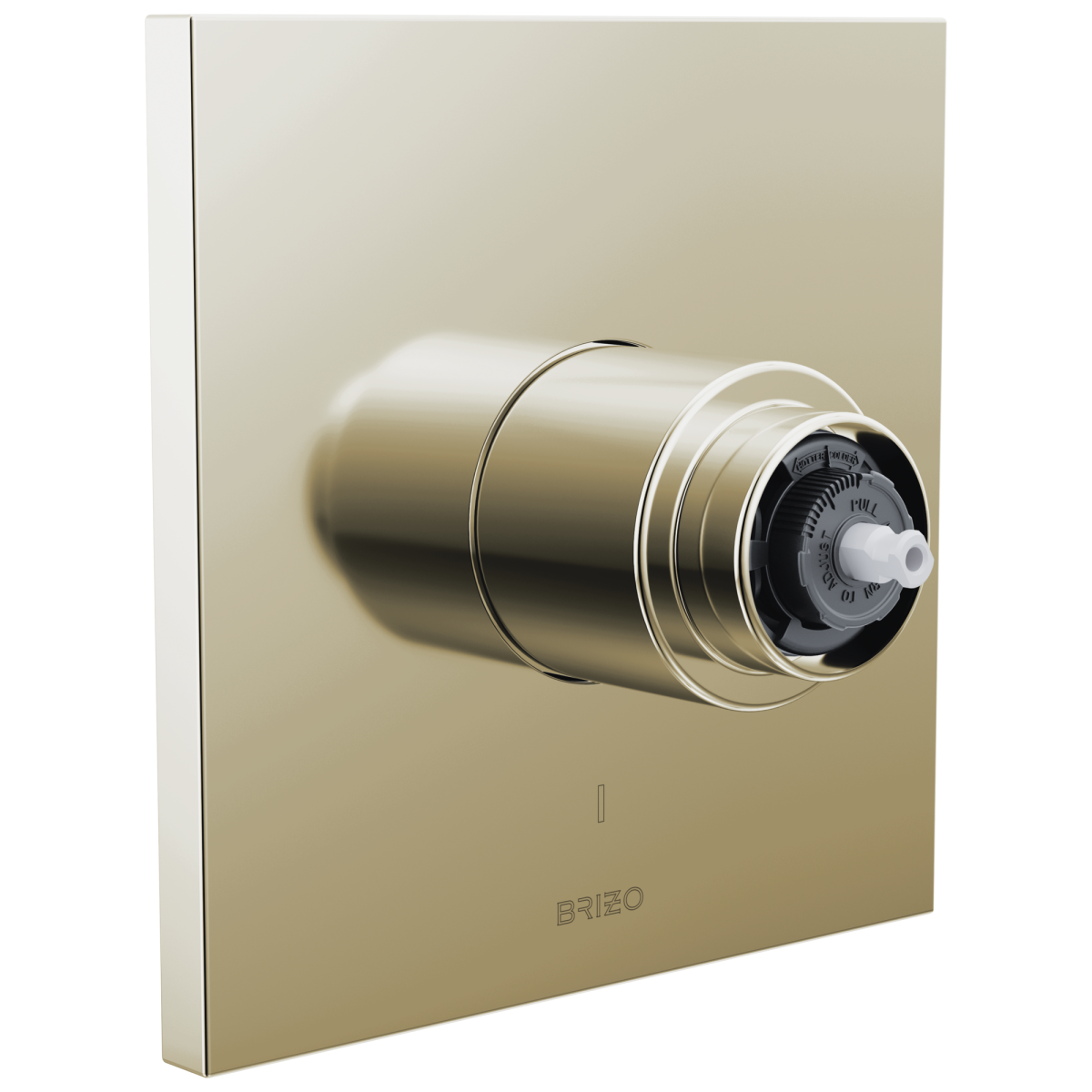 BRIZO Frank Lloyd Wright Pressure Balance Valve Only Trim - Less Handle — Polished Nickel