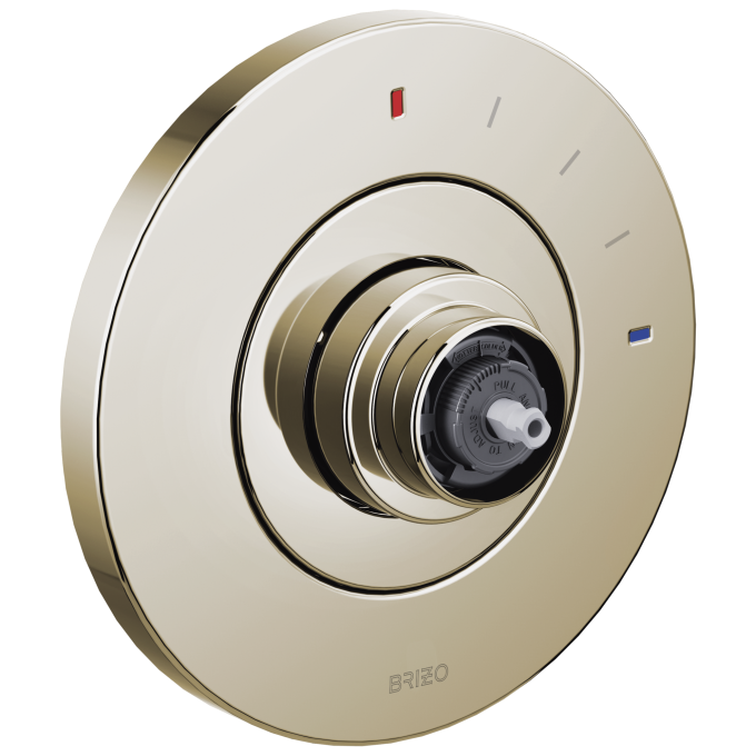 BRIZO Litze Pressure Balance Valve Only Trim - Less Handle — Polished Nickel