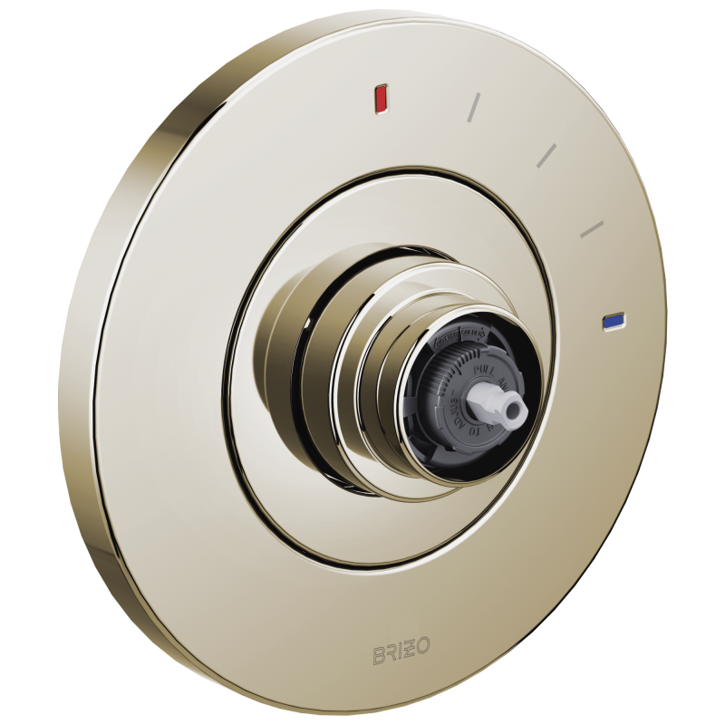 BRIZO Litze Pressure Balance Valve Only Trim - Less Handle — Polished Nickel