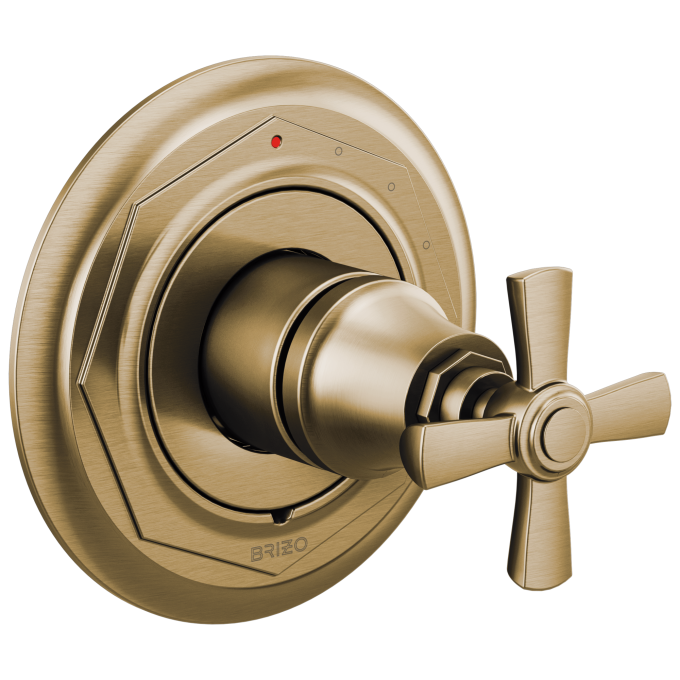 BRIZO Rook Pressure Balance Valve Only Trim — Luxe Gold
