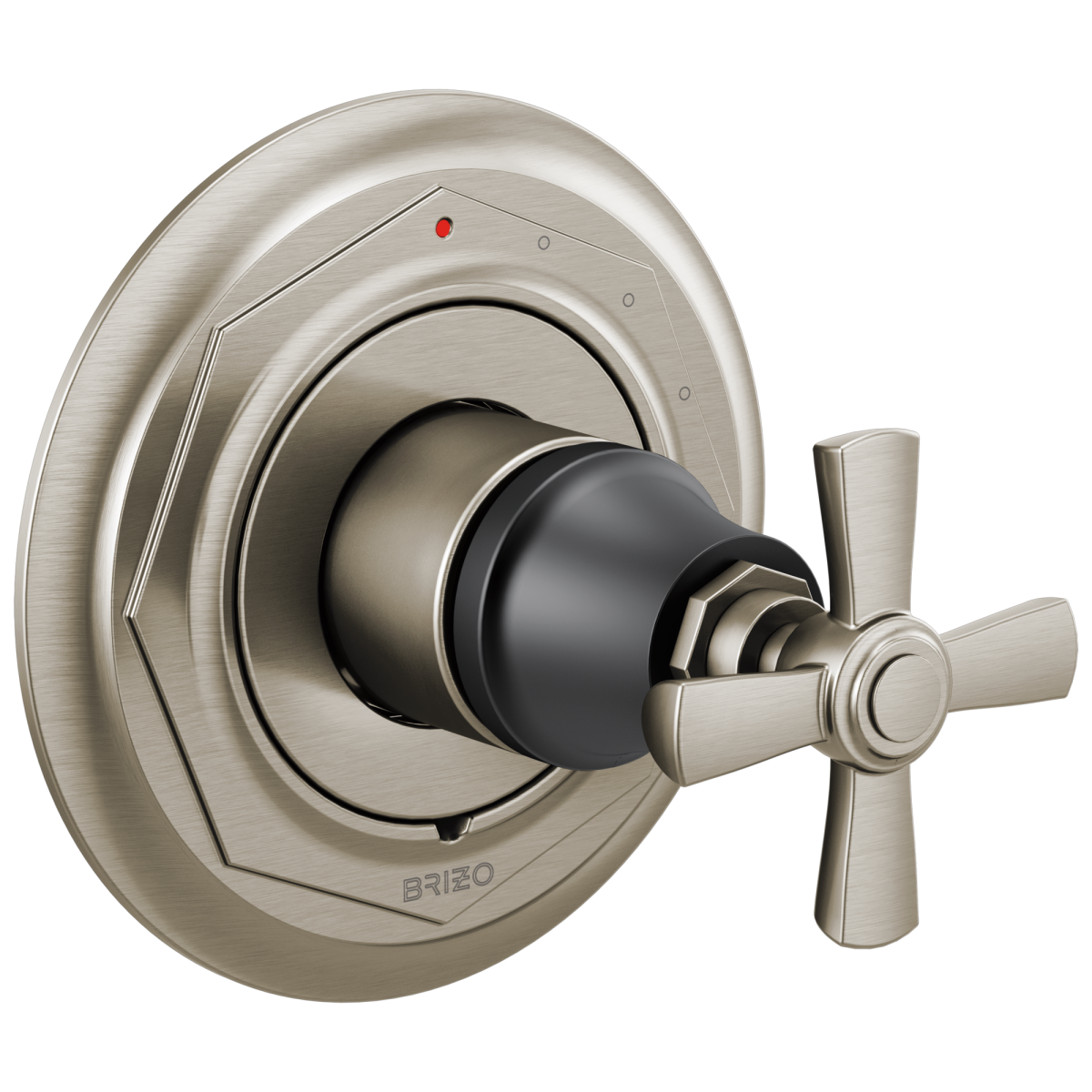 BRIZO Rook Pressure Balance Valve Only Trim — Luxe Nickel  /Matte Black