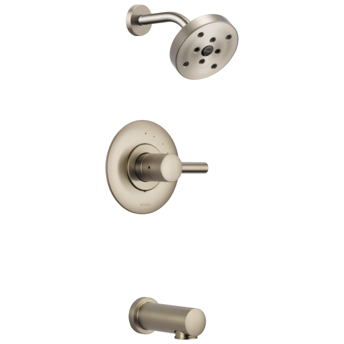 BRIZO Odin Pressure Balance Tub/Shower — Brushed Nickel