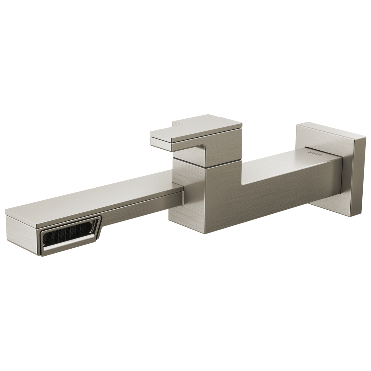 BRIZO Frank Lloyd Wright Single-Handle Wall Mount Lavatory Faucet 1.2 GPM — Luxe Nickel