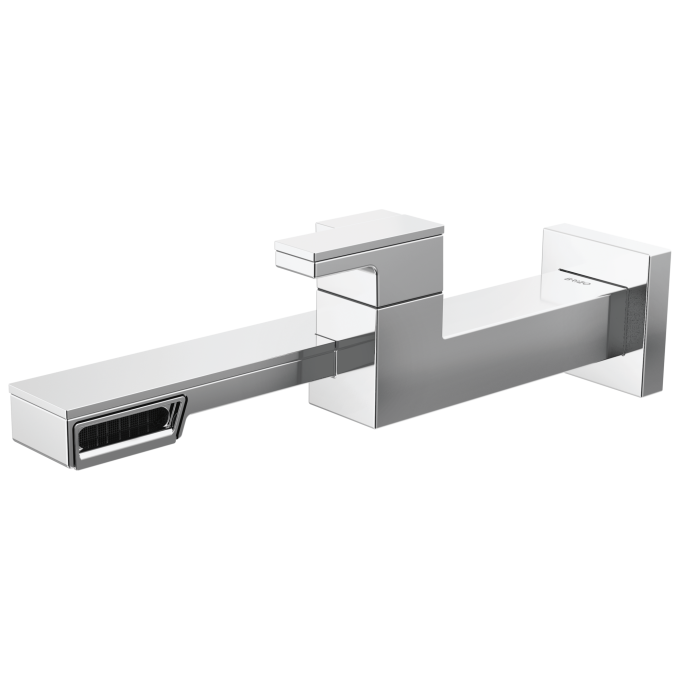 BRIZO Frank Lloyd Wright Single-Handle Wall Mount Lavatory Faucet 1.2 GPM — Chrome