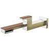 Polished Nickel Wood